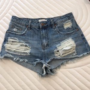 Jean shorts